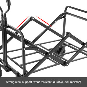 Carrito Plegable para Picnic y Camping, Carrito de Playa Plegable, Carrito Utilitario Plegable - Product Image 4