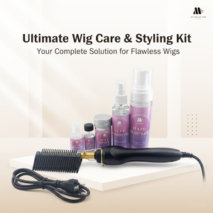 Kit d'installation <span class=keywords><strong>de</strong></span> perruque avec spray fixant mousse, <span class=keywords><strong>bande</strong></span> élastique, boîte à perruque, <span class=keywords><strong>cire</strong></span> coiffante pour maintien 24h et contrôle des bords - Product Image 2