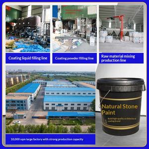 Peinture murale extérieure, pierre acrylique, <span class=keywords><strong>sac</strong></span> <span class=keywords><strong>d</strong></span>'eau coloré, sable, couleur naturelle, peinture de pierre véritable, fabricants - Product Image 4
