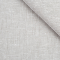 Tissu tissé en lin et coton de qualité supérieure, écologique, teint en fil, bleu clair, pour hommes, femmes, enfants, robes formelles, chemises décontractées, en stock