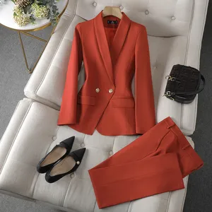 High-quality Women's Office Professional Business Suit Office Women's Formal Pants Two-piece Set