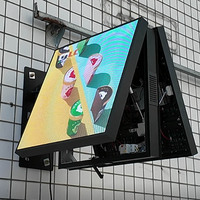 Affichage LED mural extérieur, signalétique numérique étanche et peu encombrante pour les expositions d'art et la publicité commerciale