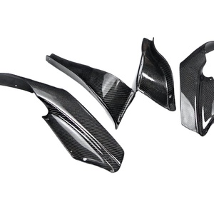 Kit de Carrocería de Fibra de Carbono para Skyline <span class=keywords><strong>R33</strong></span> GTR, Parachoques Delantero, Alerón, Divisor, Valance, 4 Piezas - Product Image 1