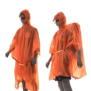Multifunction 3 in 1 Poncho Sleeves <strong>Raincoat</strong> 15 D Silicon Poncho for Outdoor Hiking Fishing Outdoor <strong>Nylon</strong> - Product Image 1