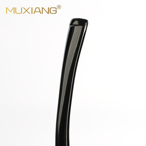Muxiang Handmade Briar Wood Pipe 3mm Tenon Joint Acrylic Mouthpiece Long Handle Reading Pipe - Product Image 3