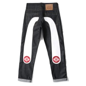 Pantalones Vaqueros Personalizados para <span class=keywords><strong>Hombre</strong></span>, Corte <span class=keywords><strong>Recto</strong></span>, Estampado con Patrón M, Bordado, Estilo Harajuku, Pantalones Anchos de Mezclilla - Product Image 5
