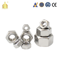 Écrous hexagonaux polis SS304 A2-70 conformes aux normes ASME B18.2.2 et ANSI B18.2.2, ASME B18.6.3 # 4- # 12 1/4-7/8 pouces pour les secteurs de la santé, de l'exploitation minière et du traitement de l'eau