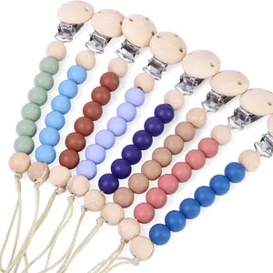 Custom Macrame Newborn Pacifier Chain Silicone Pacifier Holder Clip Diy