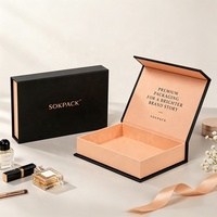 Boîtes cadeaux magnétiques de luxe personnalisées pour les marques de cosmétiques et de soins de la peau, boîtes cadeaux rigides en carton de qualité supérieure, vides