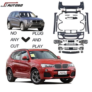 Kit carrosserie en vente chaude d'usine pour BMW X3 <span class=keywords><strong>X</strong></span>-Drive 20d 28i 35iM <span class=keywords><strong>X</strong></span> 11-13 Mise à jour vers 2014+ F25 LCI MT M-Performance Ensemble de pare-chocs - Product Image 1