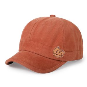   Gorra de béisbol de ala corta de color sólido para hombres y mujeres, gorra con protección solar que combina con todo, gorra deportiva informal con visera para primavera y verano - Product Image 4