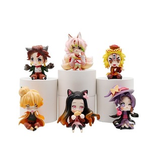 Ensemble de figurines d'action <span class=keywords><strong>Demon</strong></span> <span class=keywords><strong>Slayer</strong></span>, design anime japonais cool, figurine de dessin animé, décoration pour voiture, ornement de gâteau, <span class=keywords><strong>accessoires</strong></span>, jouet 3D - Product Image 5