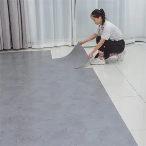 친환경 접착제 타일 바닥, 중국 저렴한 바닥 자체 접착 카펫/
