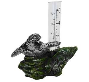 Polyrésine/Résine 5 po. Tableau debout polyrésine <span class=keywords><strong>grenouille</strong></span> pluviomètre, vert - Product Image 5