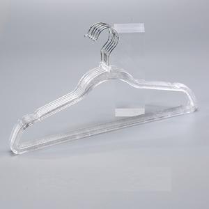 Cintres en plastique transparent antidérapants pour magasin de vêtements, cintres spéciaux en acrylique cristal - Product Image 4