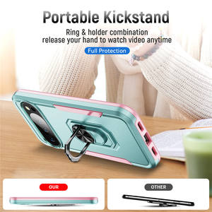 เคสโทรศัพท์มือถือแบบ 2 in 1 วัสดุ TPU PC แข็งแรง ทนทาน หมุนได้ 360 องศา พร้อมห่วงจับ ป้อง<span class=keywords><strong>กัน</strong></span>การกระแทก ป้อง<span class=keywords><strong>กัน</strong></span>รอยขีดข่วน สำหรับ Google Pixel 10 Pro XL 9 <span class=keywords><strong>8</strong></span> - Product Image 4