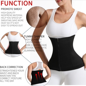 Entrenamiento chica mujer cintura entrenador recortador corsé pérdida de peso barriga envoltura entrenamiento cinturón sudor vientre banda deportes faja Sauna traje - Product Image 4
