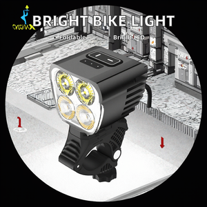 Nuevo Faro <span class=keywords><strong>LED</strong></span> Plegable Súper Brillante de 12w-36w-48w para <span class=keywords><strong>Bicicleta</strong></span> Eléctrica, con Bocina Integrada y Batería - Product Image 2