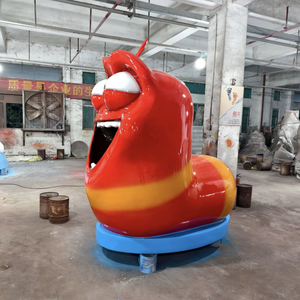 Sculpture en résine personnalisée de personnage de dessin animé amusant, insecte, décoration intérieure et extérieure, sculpture en fibre de verre - Product Image 3