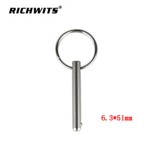 Goupilles à bille à ressort en acier inoxydable 316 à installation rapide, accessoires pour camping-cars et yachts, sécurité, démontage rapide - Product Image 1