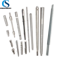 Fabricante de Ejes Personalizados, Tolerancia +/-0.01mm, Eje Lineal de Acero Inoxidable Mecanizado por CNC con Rosca Larga