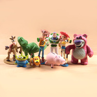 HY Toy Story 4 Buzz Lightyear Woody Jessie Bullseye Forky Figura Coleccionable Muñeco Modelo Figura de Acción Juguete Regalos para Niños