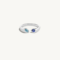 Bijoux en argent sterling 925 les plus vendus : design minimaliste en forme de cœur à boucle ouverte avec pierres en zircone