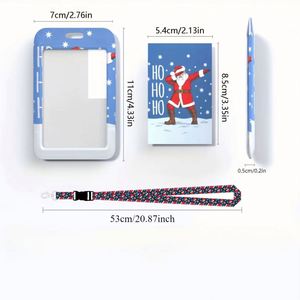 Uv High Quality Custom Holiday Gift Lanyard for Business and Students Christmas Cards - Product Image 2