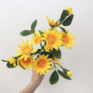 Ramo <span class=keywords><strong>de</strong></span> Margaritas Artificiales Multicolores, <span class=keywords><strong>Flores</strong></span> Artificiales <span class=keywords><strong>de</strong></span> Tallo Único para Decoración <span class=keywords><strong>de</strong></span> Tiendas, Decoración para el Hogar y Bodas - Product Image 4