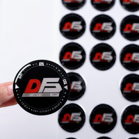 Autocollants en résine époxy transparente 3D personnalisés avec logo en relief, impression d'étiquettes en gel époxy adhésif, autocollants en résine époxy cristalline souple