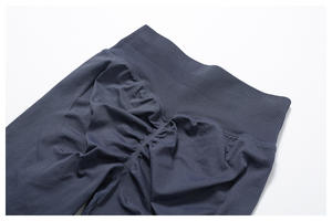 Women's High Waist Seamless Abdominal Yoga <strong>Leggings</strong> Hip Lifting Tight Fitness Running Pants Elastic Waist Closure Solid Pattern - Product Image 2