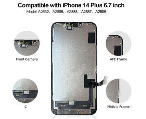 Schermo OLED di ricambio per <span class=keywords><strong>iPhone</strong></span> 14 <span class=keywords><strong>Plus</strong></span>, alta luminosità 400cd+, alta definizione, ampia gamma di colori, con garanzia di <span class=keywords><strong>1</strong></span> anno - Product Image 3