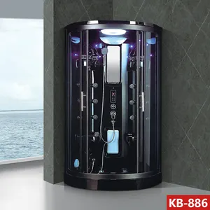 Nhà của tôi bán tròn hai chỗ ngồi Spa phòng tắm hơi phòng massage với phân vùng kính độc lập phòng tắm bảng điều khiển máy tính - Product Image 6