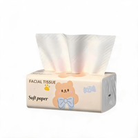 Serviettes en papier personnalisées avec logo imprimé, serviettes de table, mouchoirs jetables pour l'emballage, mouchoirs en papier pour le visage