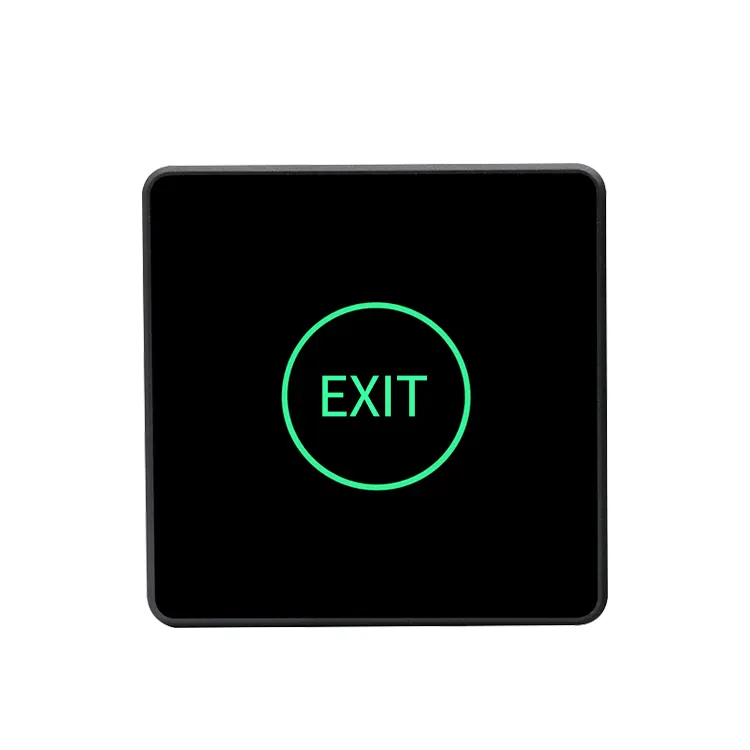 Touch Exit Drukknop Deur Toegangscontrole Verzoek Om Exit Met Led Licht