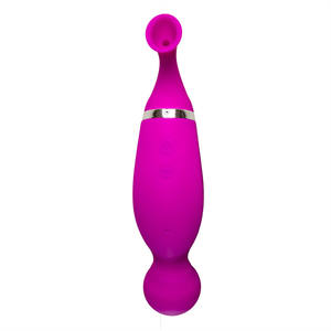 Waterdichte zachte siliconen vibrator voor vrouwen, paars, voor vaginale stimulatie en massage. - Product Image 3