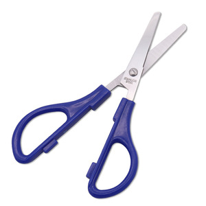 Office Scissors 143mm Stainless Steel Straight Blade For Paper Cutting Student Use - Product Image 1