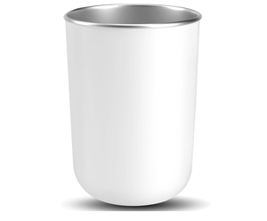 Vaso de Acero Inoxidable de 12 Onzas, Vaso para Baño, Portacepillos de Dientes, Vaso Reutilizable - Product Image 1