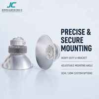 Projecteur LED UFO AC étanche IP65 100W-200W en alliage d'aluminium pour entrepôt, usine, salle de sport, certifié FCC/ETL