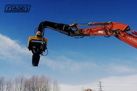 Marteau vibrant à entretien facile pour palplanches, pour excavatrice de 27-38 tonnes