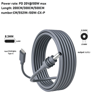Kabel Ekstensi Daya DC Harga Terendah 2M 3M 5M 10M Kabel Pengisi Daya USB Tipe C untuk Starlink Mini