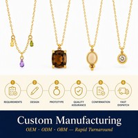 Collier empilable en acier inoxydable plaqué or 18 carats avec pendentif zircon, résistant à l'eau et inaltérable, prêt à être expédié en gros