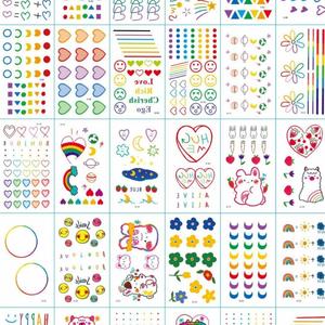 สติกเกอร์รอยสักชั่วคราวแบบลอกลายน้ำได้สำหรับทั้งชายและหญิง - Product Image 1