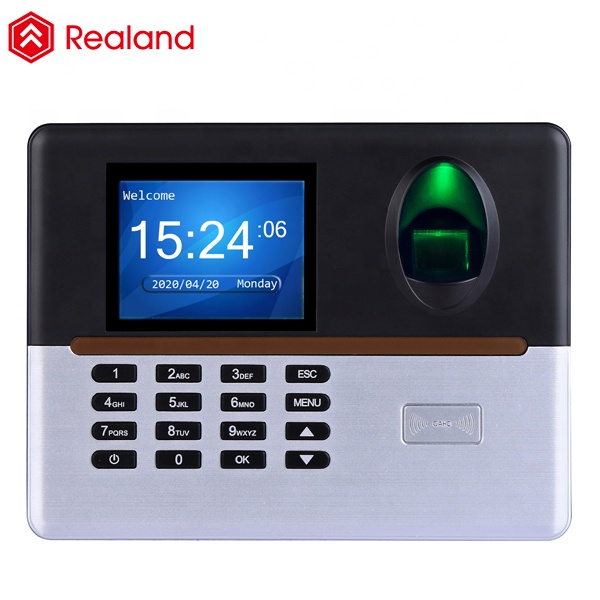 Realand A-L365 5000 Емкость отпечатков пальцев посещаемость времени и контроля доступа по отпечаткам с поддержкой Wi-Fi