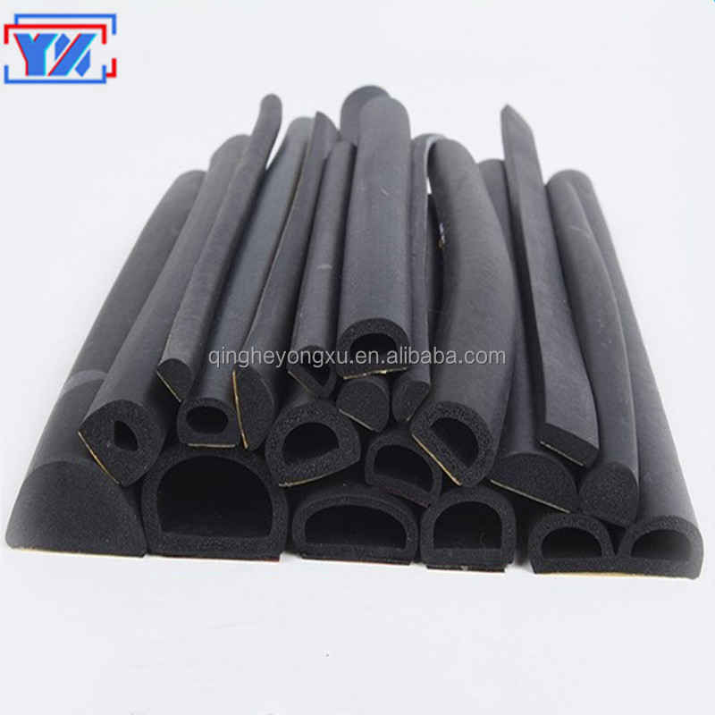 f<i></i>rame edge sealing epdm flat foam rubber trim seal strip