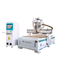Machine de fraisage CNC Chenmai 1325 avec table à vide et rouleau de pression pour le travail du bois, taille 4x8, 380V, garantie 1 an