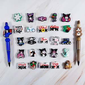 Máy chủ bán hàng mềm kết cấu DIY bé Chewable mọc răng sản phẩm phụ kiện Silicone hạt thỏ cho ballpen làm - Product Image 5