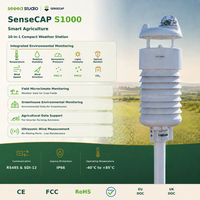 Estación Meteorológica Ultrasónica Compacta Inteligente para Agricultura SenseCAP S1000 10 en 1, CO2, Lluvia Óptica, RS485 Modbus IP66 para Granjas