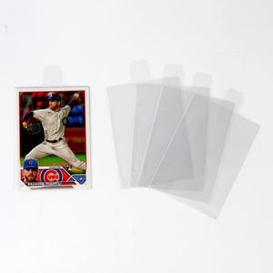 Protège-cartes transparents modernes avec logo personnalisé – Protège-cartes clairs pour collection de cartes de sport et de baseball - Product Image 1
