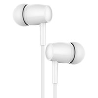 Earphone berkabel MFi, headphone earbud untuk ponsel Bass tinggi 1.2m, headphone kabel